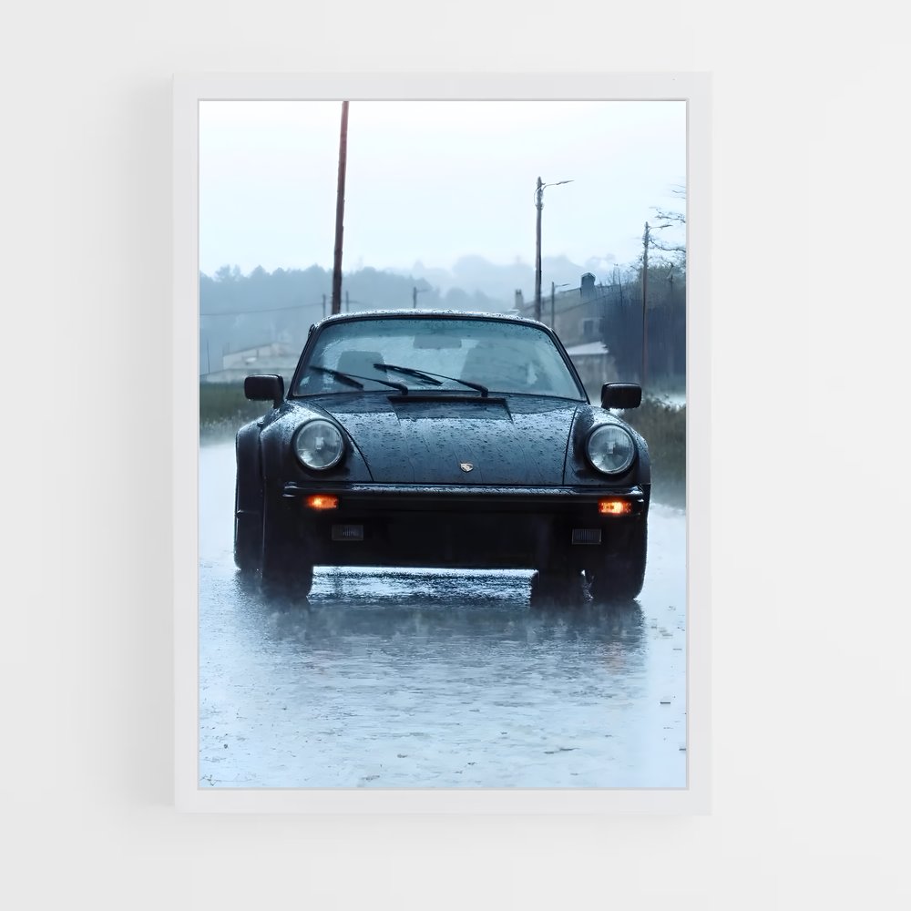 Poster Hydro Drift – affiche Porsche (vue 3)
